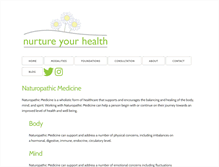 Tablet Screenshot of nurture-your-self.com